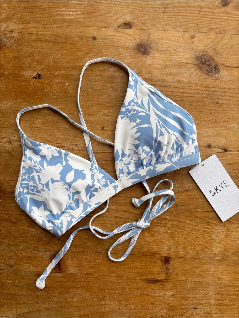 Skye Swimwear | Jayme Triangle Bikini Top in Lola